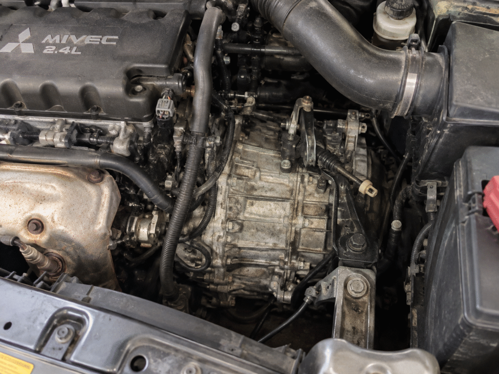 2006 Mitsubishi Eclipse 2.4L Manual Used Transmission bay