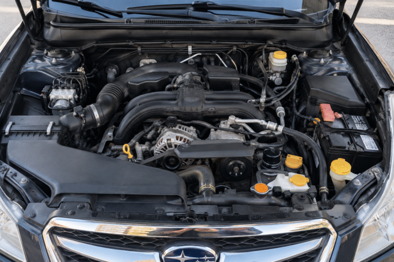 subaru engine bay