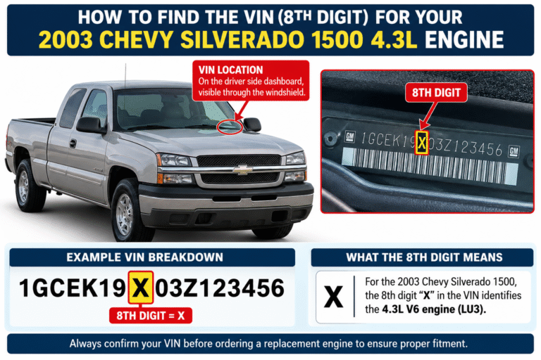 2003 Chevy Silverado vin
