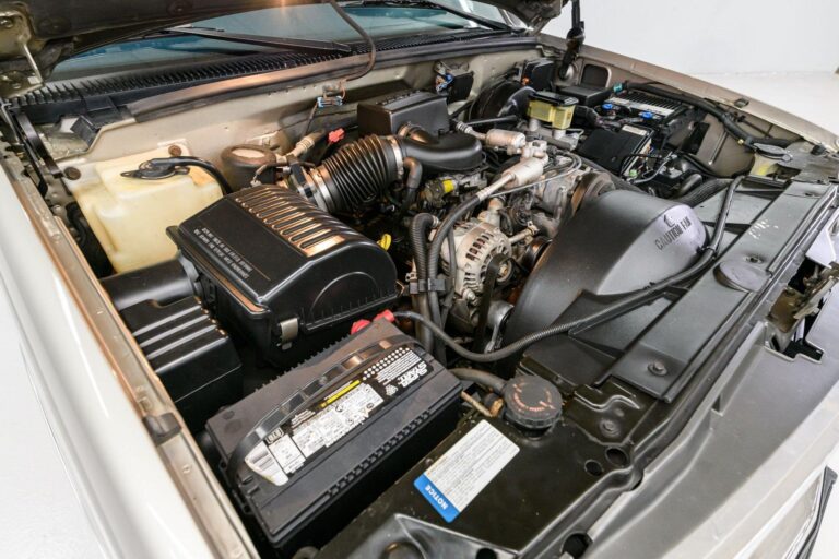 chevy truck engine bay