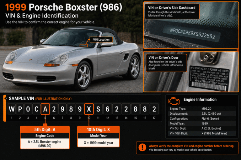 1999 porsche boxster vin
