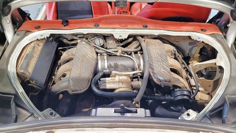 1999 porsche boxster engine bay