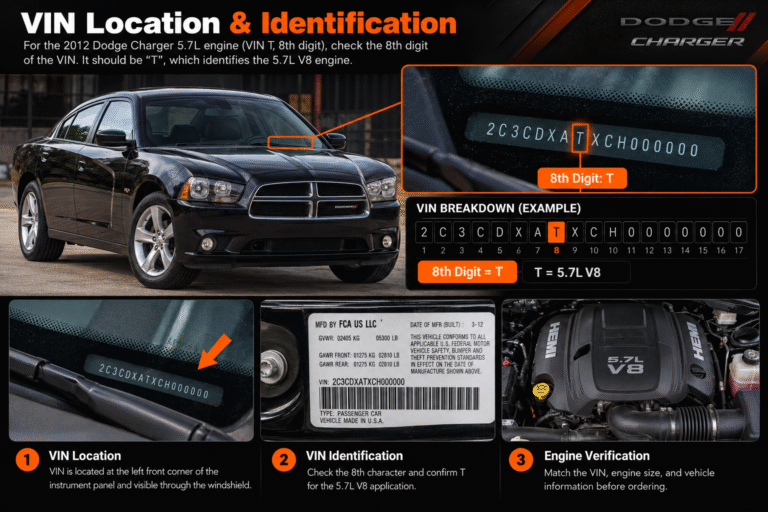 2012 Dodge Charger 5.7L Vin