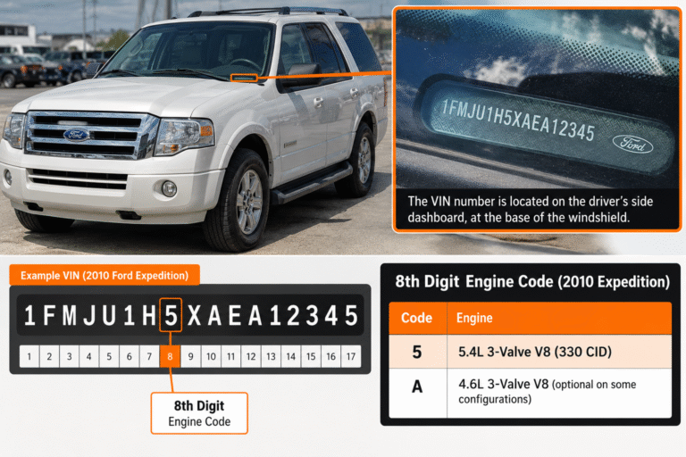 2010 Ford Expedition Engine vin