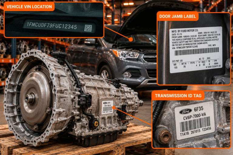 2015 Ford Escape Transmission vin